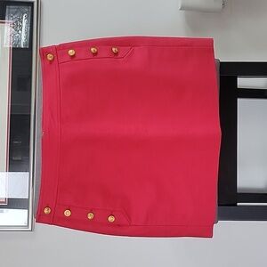 J.CREW, Red Skirt, size 8  NWOT.
